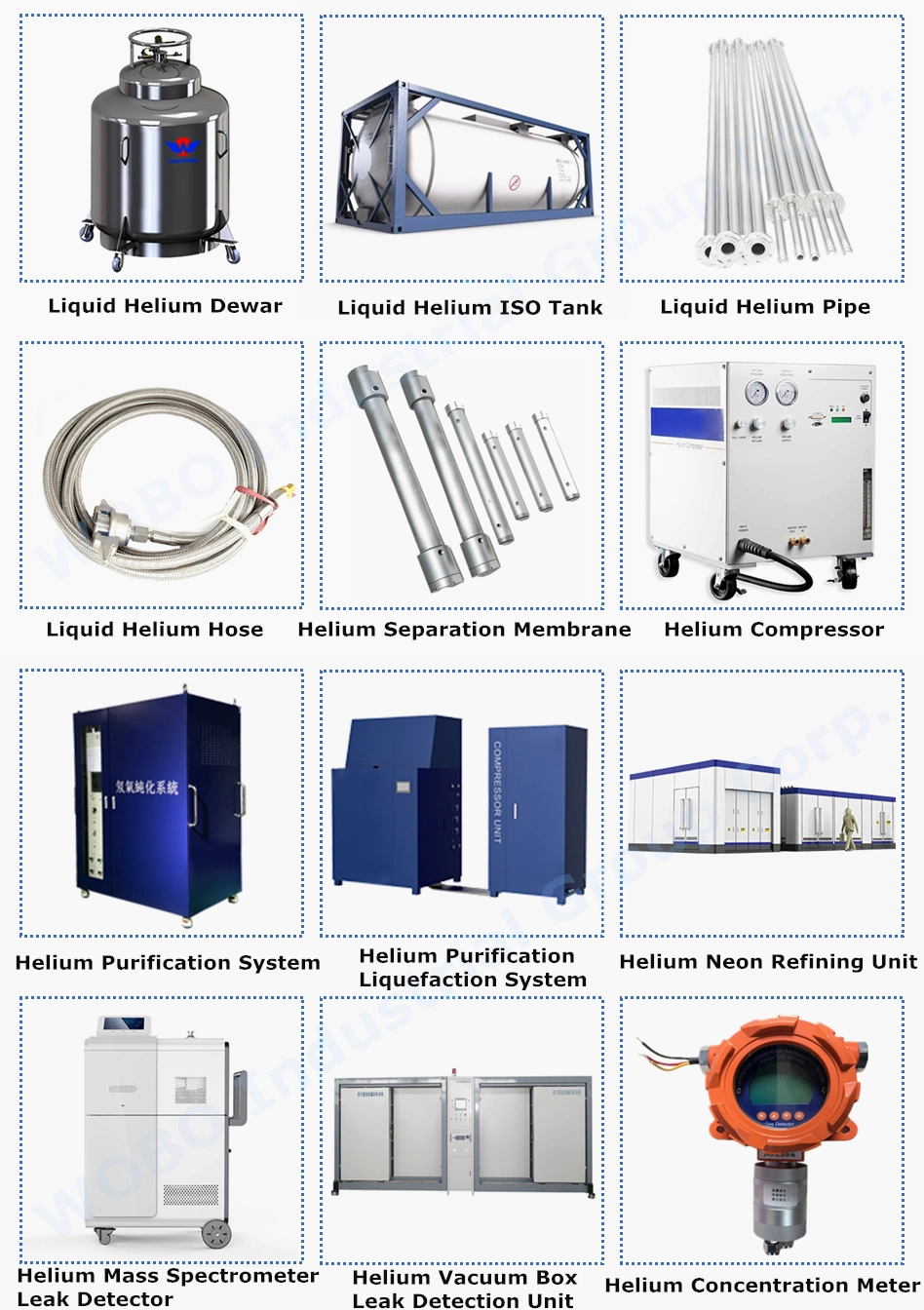 High Performance Liquid Hedium Plant for Various Industry