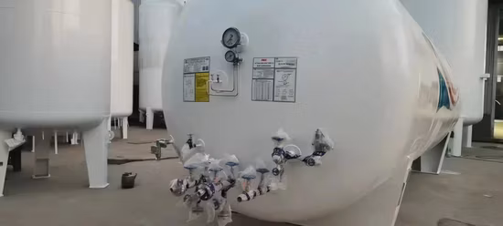 중국 20m3 16bar 극저온 액체 질소 탱크 러시아에 뜨거운 판매