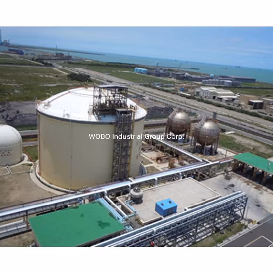 석유화학산업용 극저온 액체산소 CO2 LNG 볼탱크 EPC