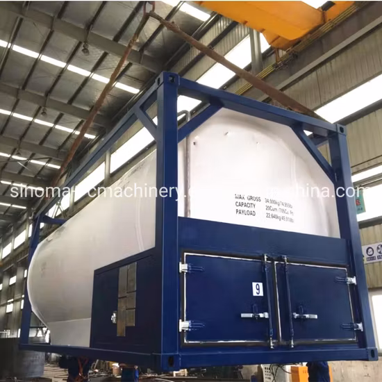 LNG Lco2 Lh2 액체 산소 질소 아르곤 가스 주유소 소형 LNG 재기화 탱크